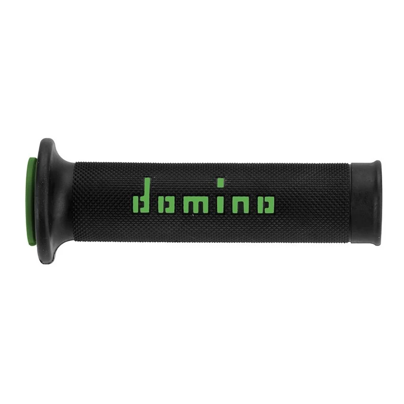 Puños racing 126mm negro/verde A01041C4440