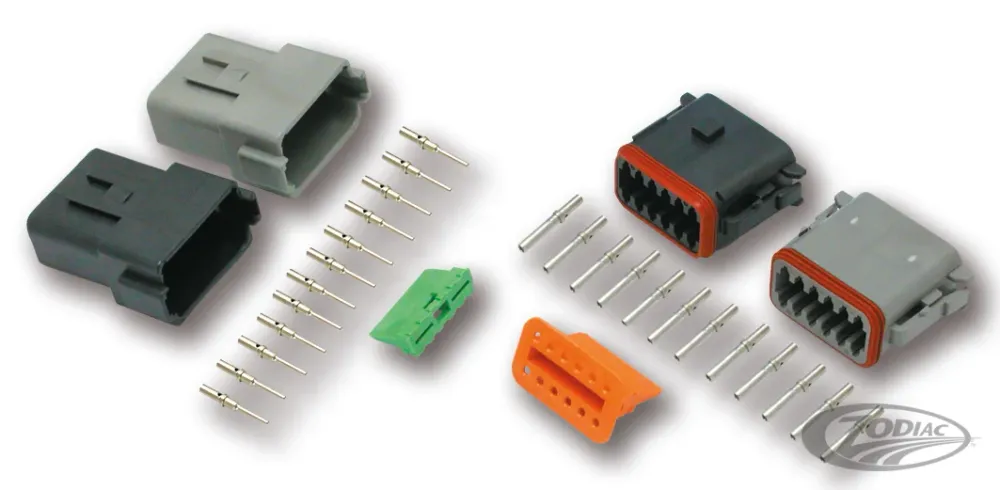 10pck Los pin contact 1,0 / 2,0 mm Harley-Davidson