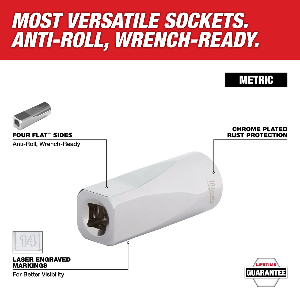 3/8" Drive 7mm Metric 6-Point Socket