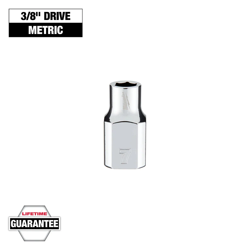 3/8" Drive 7mm Metric 6-Point Socket
