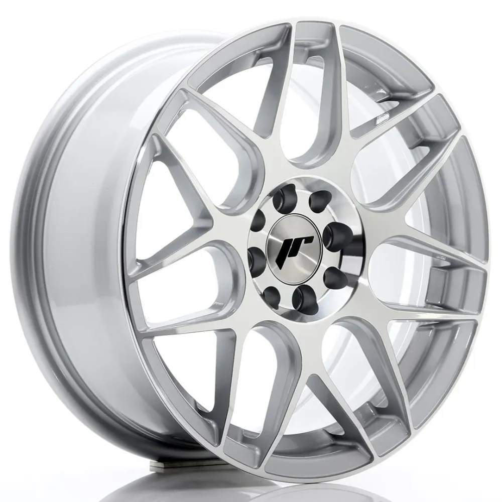 Japan Racing JR-18 16x7" 4x100 ET35, Machined Staalgrijs