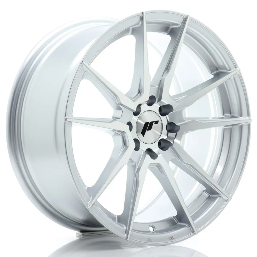 Japan Racing JR-21 17x8" 4x100/108 ET25, Machined Kwikzilver