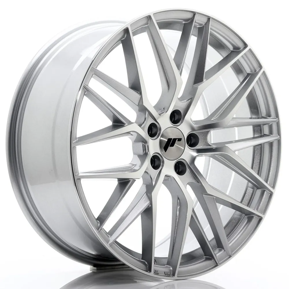 Japan Racing JR-28 20x8.5" 5x120 ET35, Kwikzilver, Machined Face