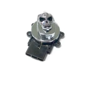 Llave Contacto Para Harley-Davidson 1995-2013 Chroom Skull Ignition Switch