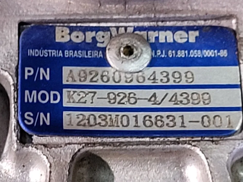 Turbocharger A9260964399, K27-926-4/4399