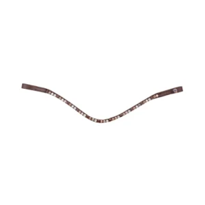 Carbon Fiber X-Line Glamour Browband BR/GO C