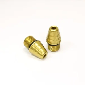 Contrapesos roscados de manillar GILLES TOOLING dorado M18x1,5 mm