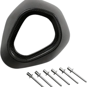 Akrapovic V-EC215 Replacement Exhaust End Cap CF EC215