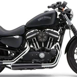 Escapes Para Sportster '14-Up Cobra 3" Slip-On Koolzwart Mufflers Race-Pro Tips