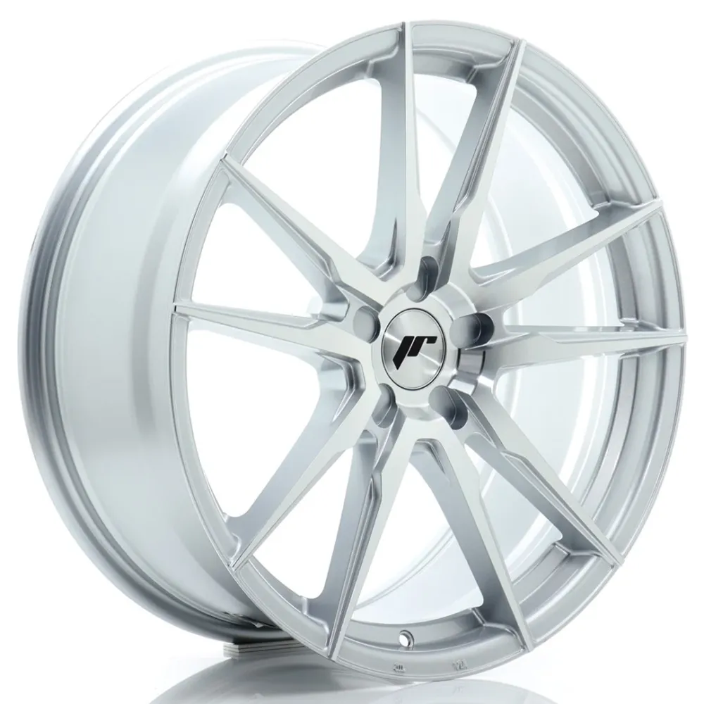 Japan Racing JR-21 20x8.5" (5 hole individueel PCD) ET20-45, Machined Silver
