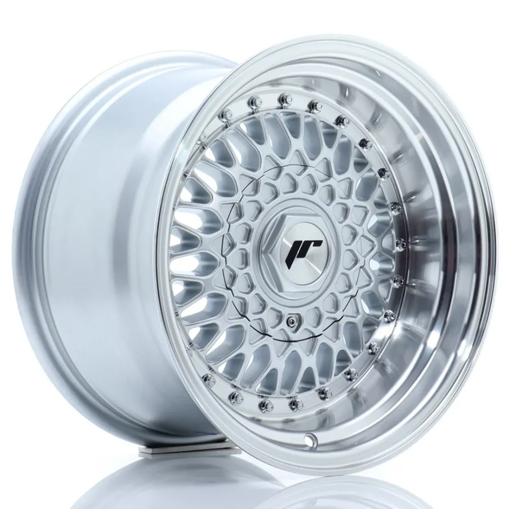 Japan Racing JR-9 15x9" 4x100/108 ET10, Staalgrijs Direct Fit
