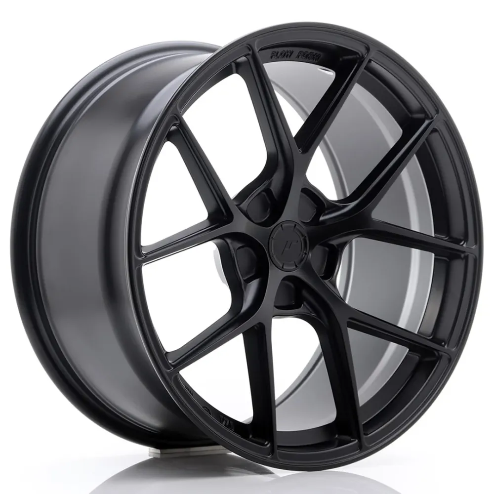Japan Racing SL-01 Super Light 19x9.5" (5 hole custom PCD) ET25-40, Flat Koolzwart