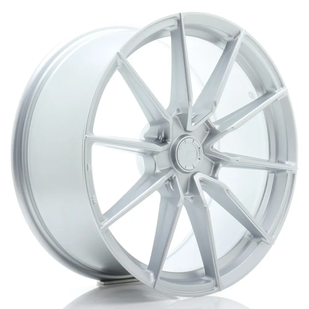 Japan Racing SL-02 Super Light 19x8" (5 hole custom PCD) ET20-40, Machined Kwikzilver