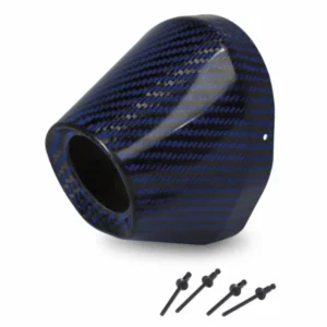 Tapa final de fibra de carbono 4.5 Agujero 1 3/4 Azul