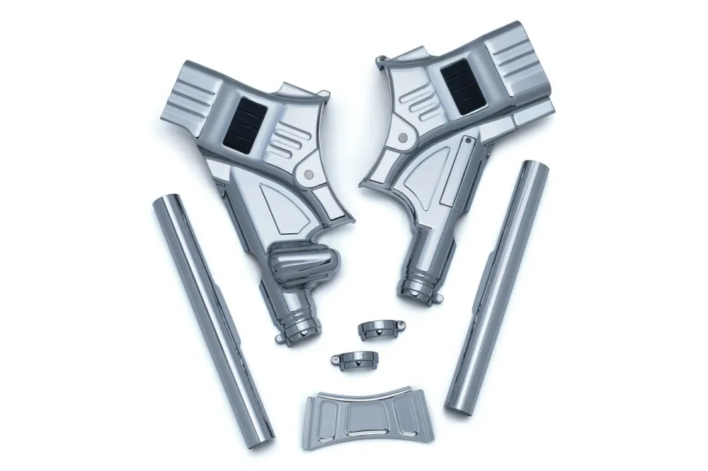 Tapas Chasis Para Harley-Davidson® Touring '14-'16 Kuryakyn Uitgebreid Neck Covers