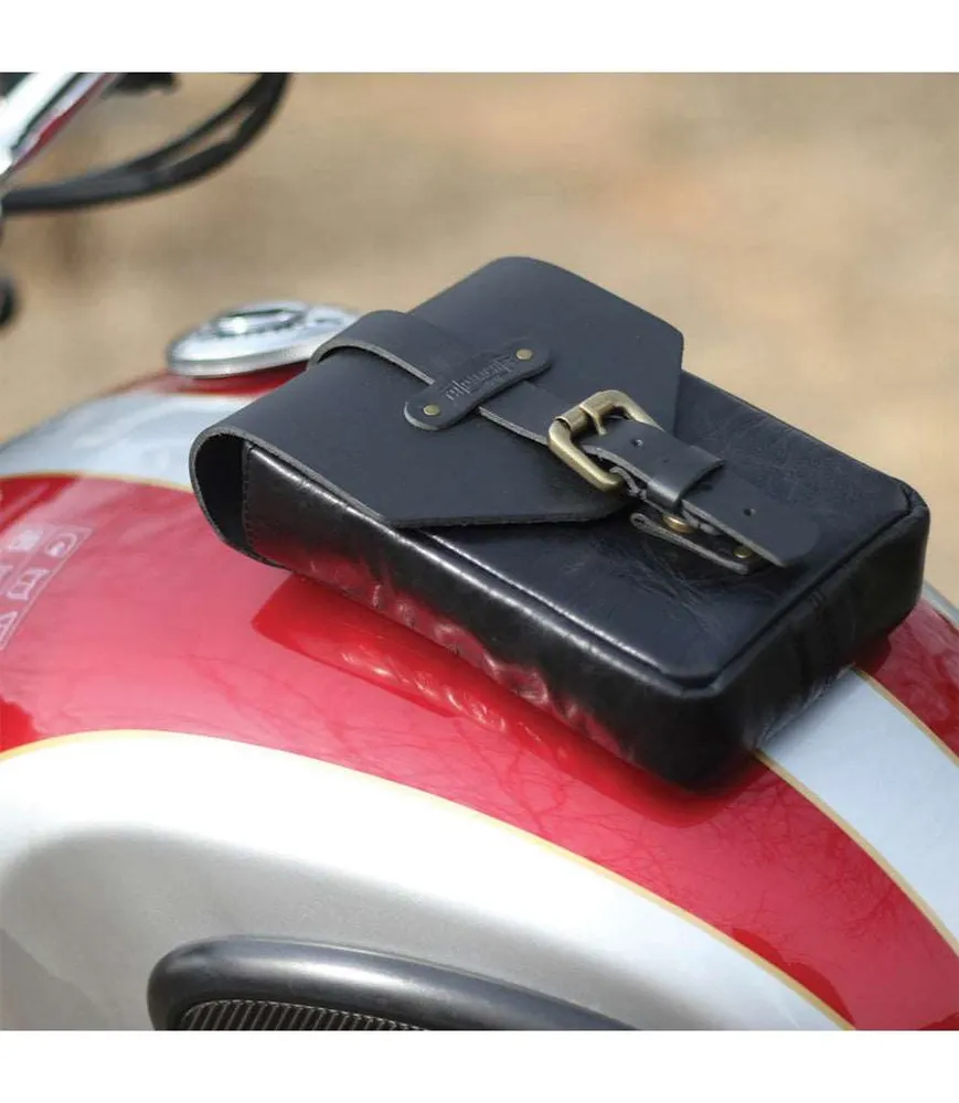 Tank Bag Moto Oud - Black - Trip Machine