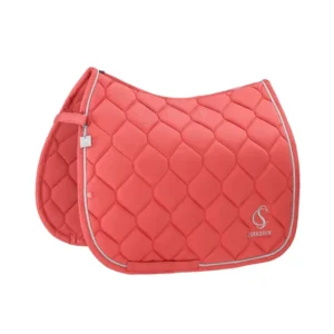 Classic Sports SS25 Sparkle Dressage Saddle Pad zalmroze blossom F