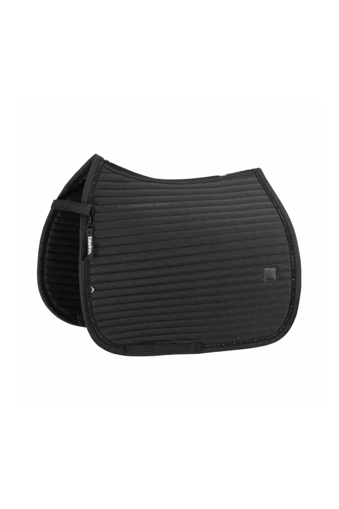 Dynamics AW25 Sparkle Crystal Dressage Saddle Pad Koolzwart P