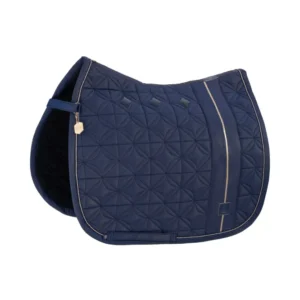 Heritage AW24 Big Square Glam Dressage Saddle Pad True Blauw P