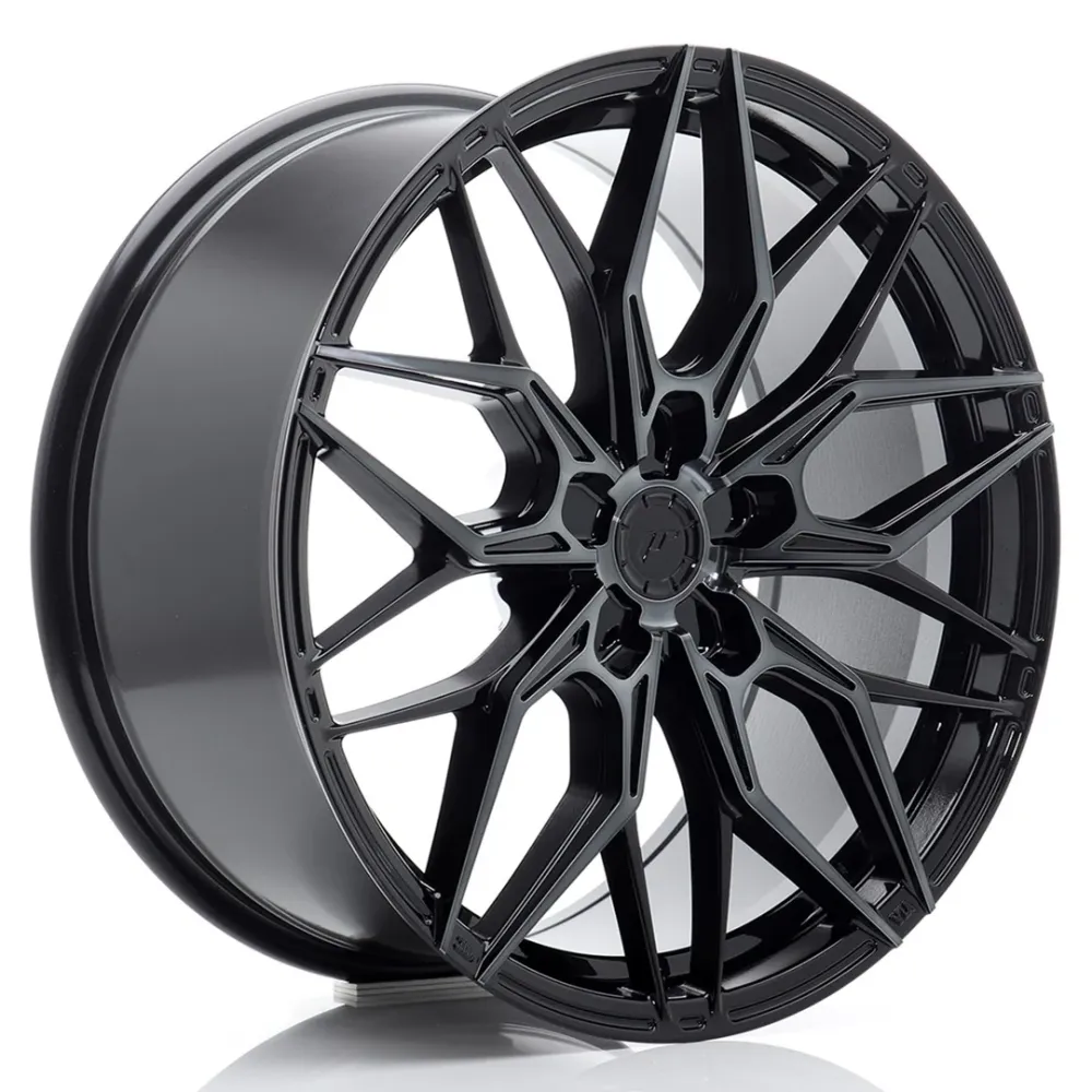 Japan Racing JR-46 19x9" (5 hole custom PCD) ET20-51, Gloss Koolzwart, Tinted Face