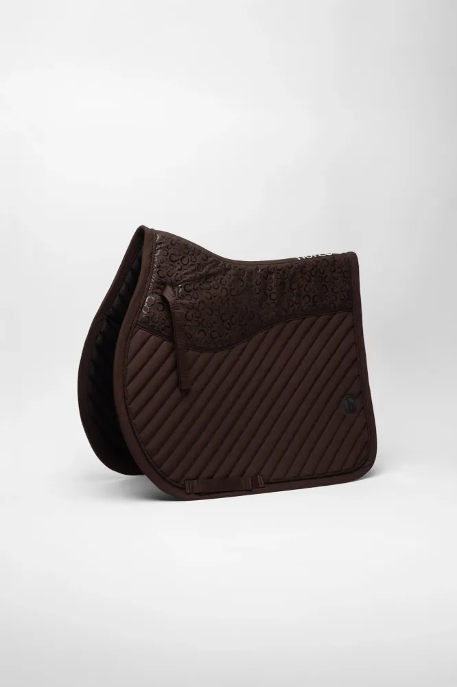 Lucca All Purpose Saddle Pad Choclate Plum F