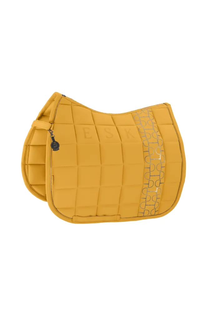 Platinum 25 Big Square Softshell Dressage Saddle Pad Golden Citroengeel P