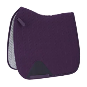 Power Pad Style Dressage Saddle Pad Deep Mauve F
