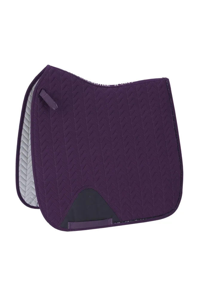 Power Pad Style Dressage Saddle Pad Deep Mauve F