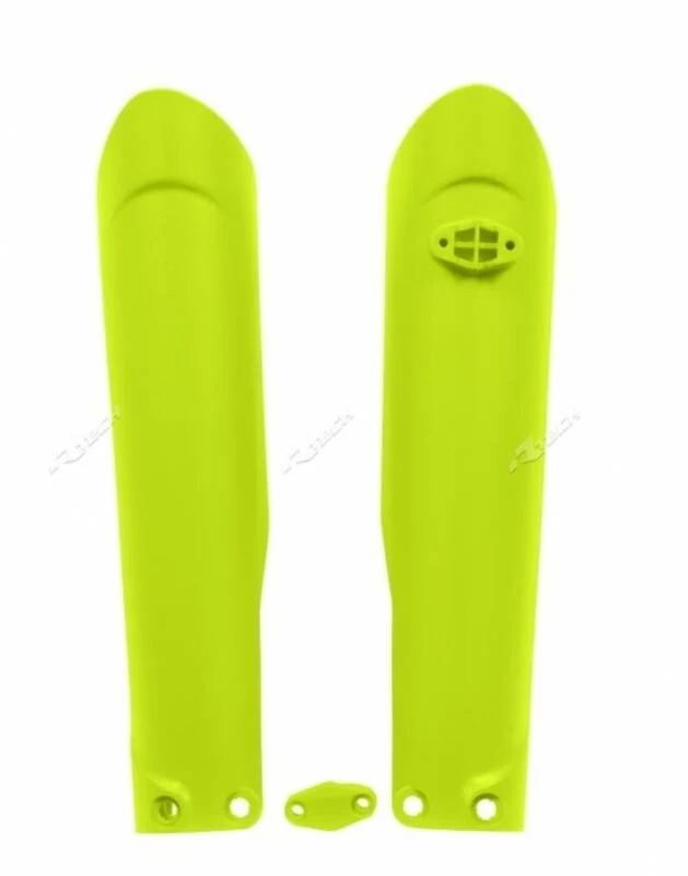 Quick Release Protectores de horquilla RACETECH - amarillo fluorescente