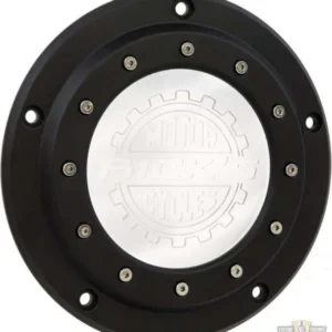 Bull Eye Derby Cover Ebbenhout Satin Harley-Davidson