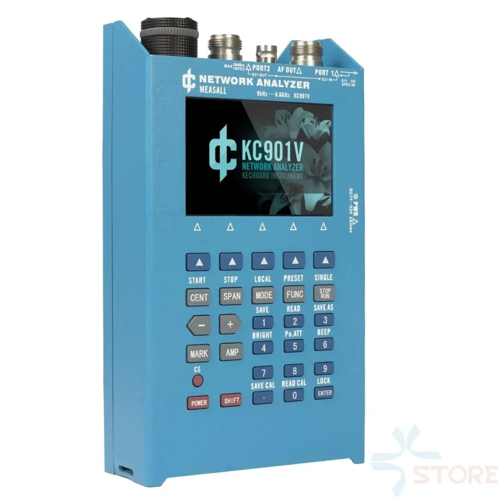 KC901V 6.8GHz Handheld Network Analyzer RF multimeter vector network analyzer day feeder analysis voor Benzine en Diesel M...