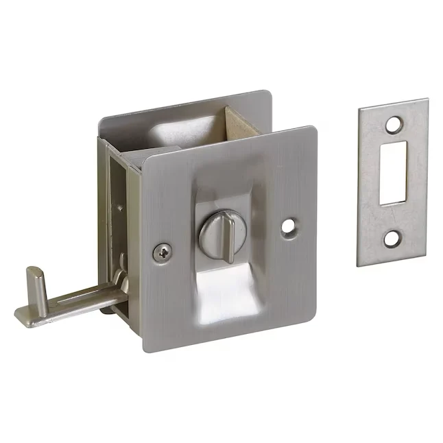Gecertificeerd National Hardware 2.75- Satijnstof Nickel Pocket Door Pull