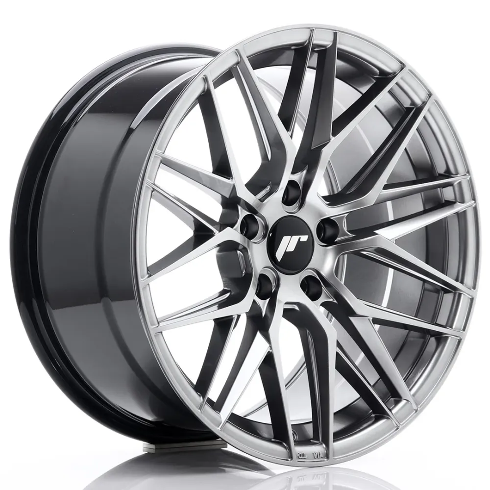 Japan Racing JR-28 Extreme Concave 18x9.5" 5x112 ET40, Hyper Ravenzwart met Wegrestricties