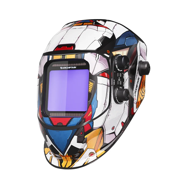 True View Solar Power Welding Helmet Mobile Suit VisionMax X200