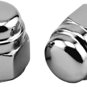 Flat Top Acorn Nuts Pack Chroom 1/2"-13 UNC Harley-Davidson