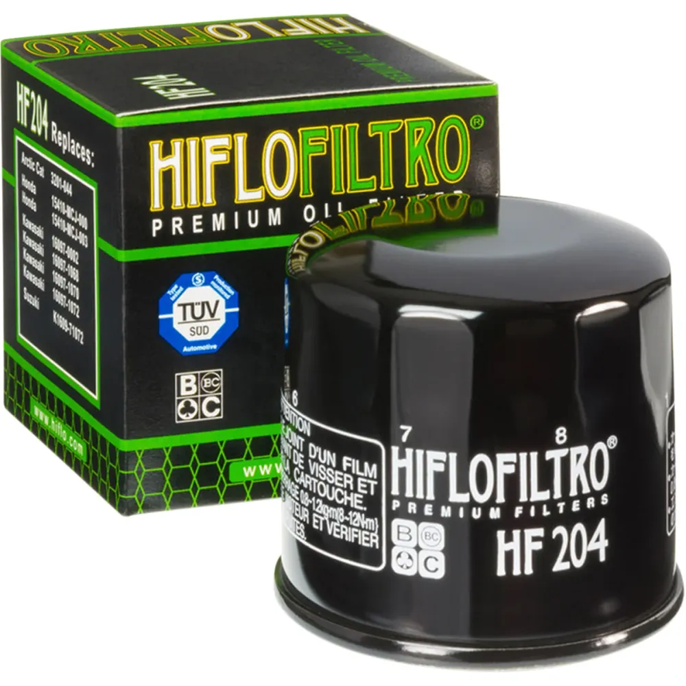 Filtro Aceite Hiflofiltro HF204 Honda Kawasaki MV Agusta Suzuki Triumph Yamaha voor carrosseriebescherming