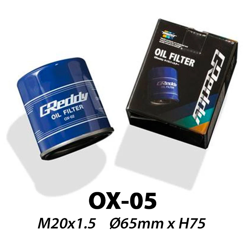 OEM Kwaliteit GReddy OX-05 Oil Filter | M20x1.5 (Mitsubishi Evo, etc)