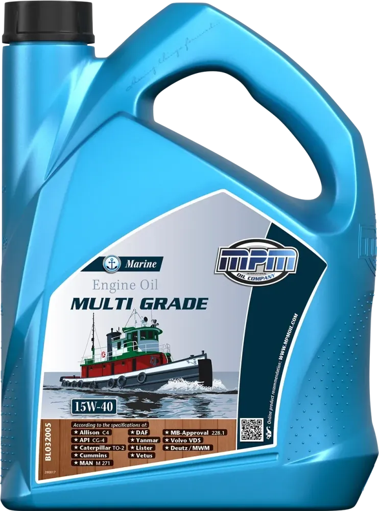 MPM Multi Grade 15W-40 HPE Marine Engine Oil 5 Litre