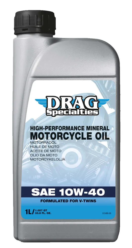Professionele Klasse Aceite Motor Para Harley-Davidson Drag Specialties 10W-40 Mineral 1L