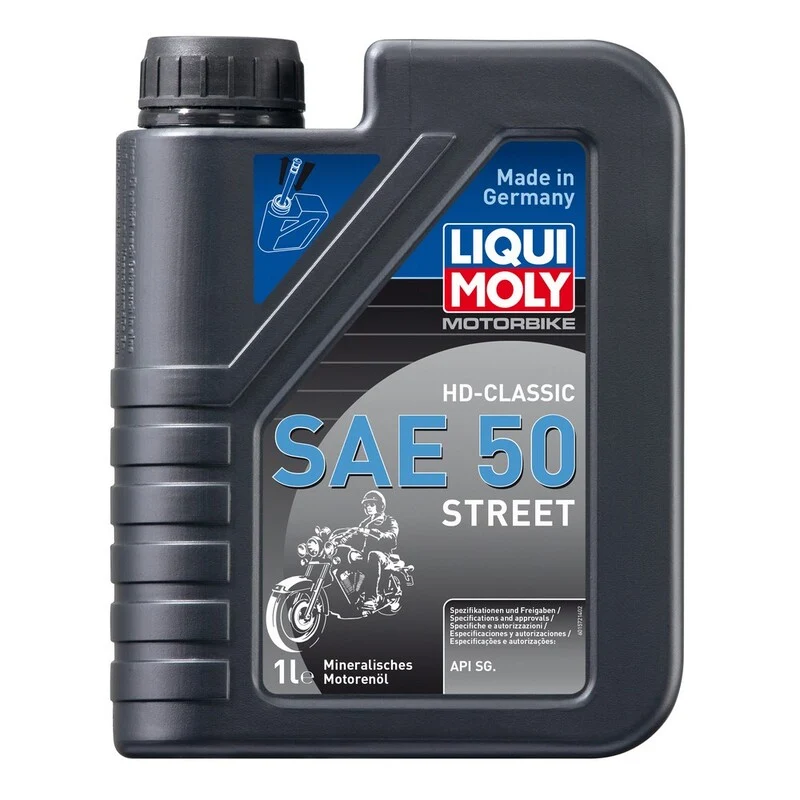 Professionele Klasse Bote 1L de aceite Liqui Moly HD-CLASSIC SAE50 STREET