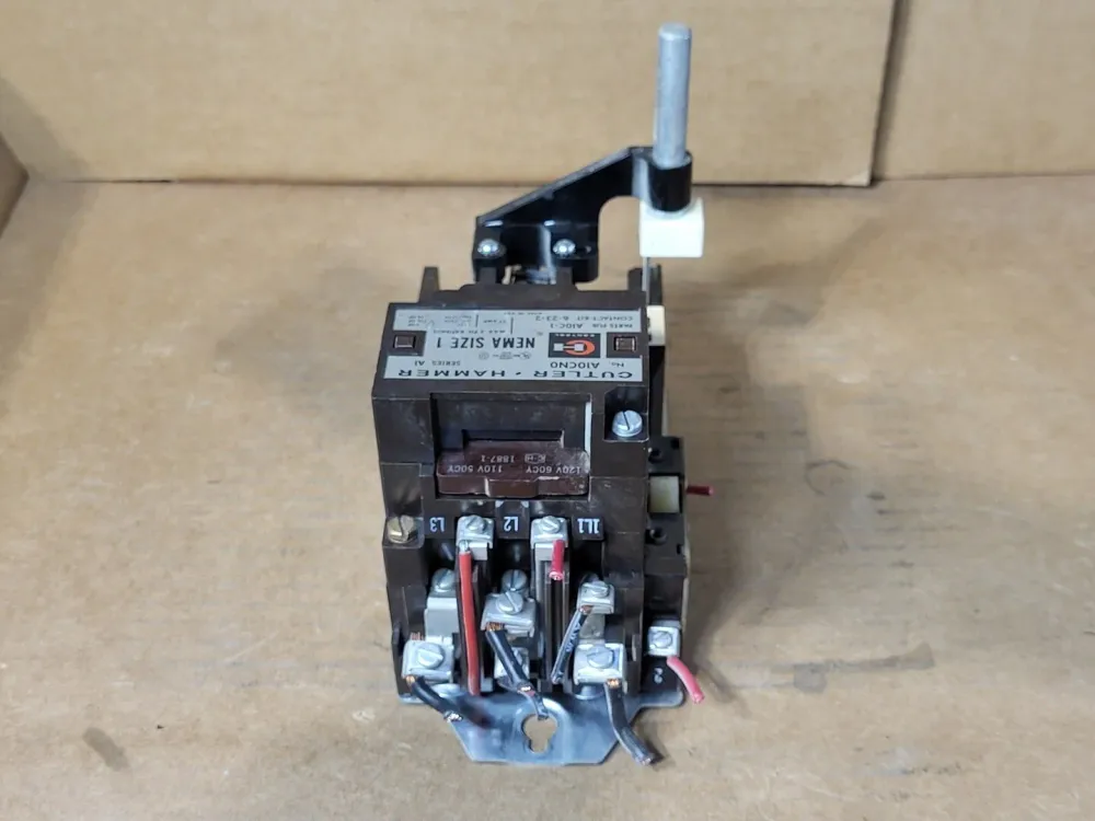 2x27 Amp, NEMA Size 1 Electric Motor Starter A10CN0