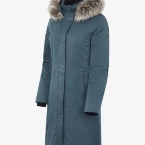 Anya Waterproof Riding Coat Petrol 12