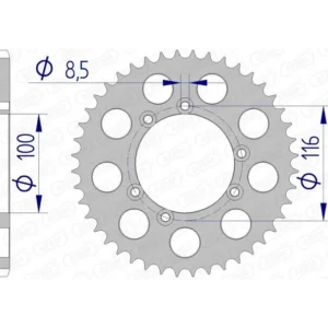Corona AFAM aluminio 93303 - Paso 520 voor Garage en Opbergruimte