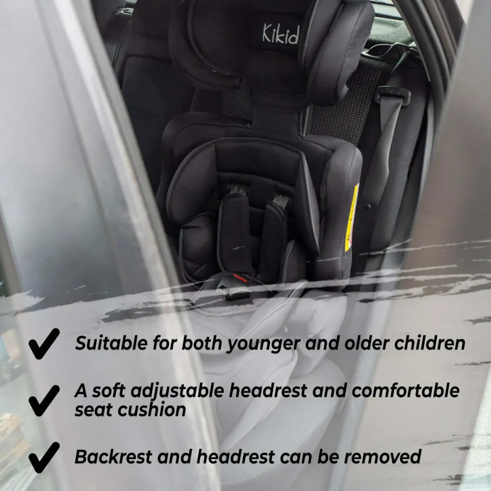 Geurloze Kikid Car Seat Basic Blauw, 9-36 kg
