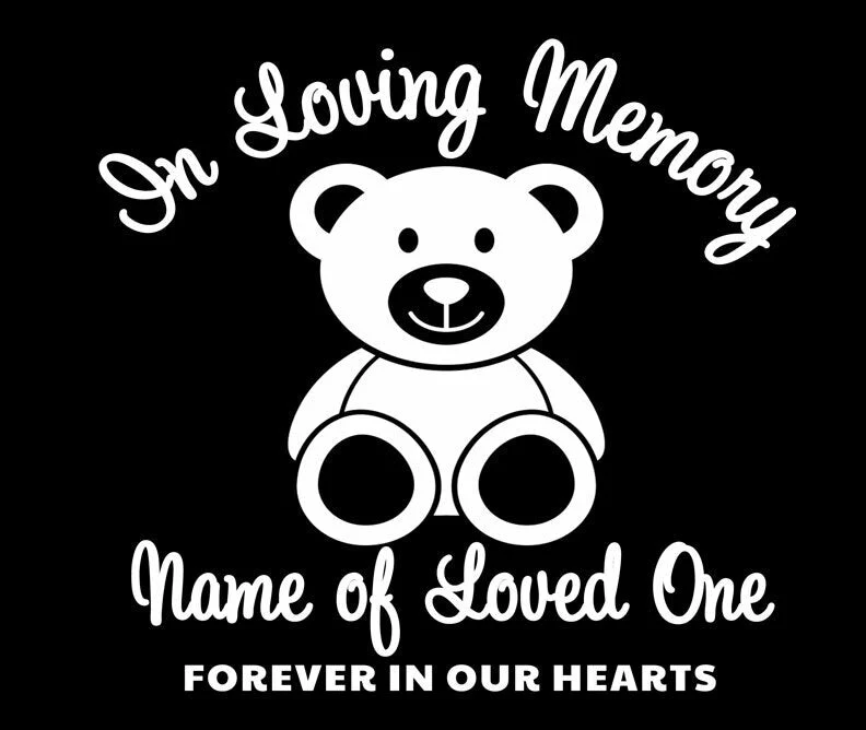 Interieur Bear Loving Memory Car Decal