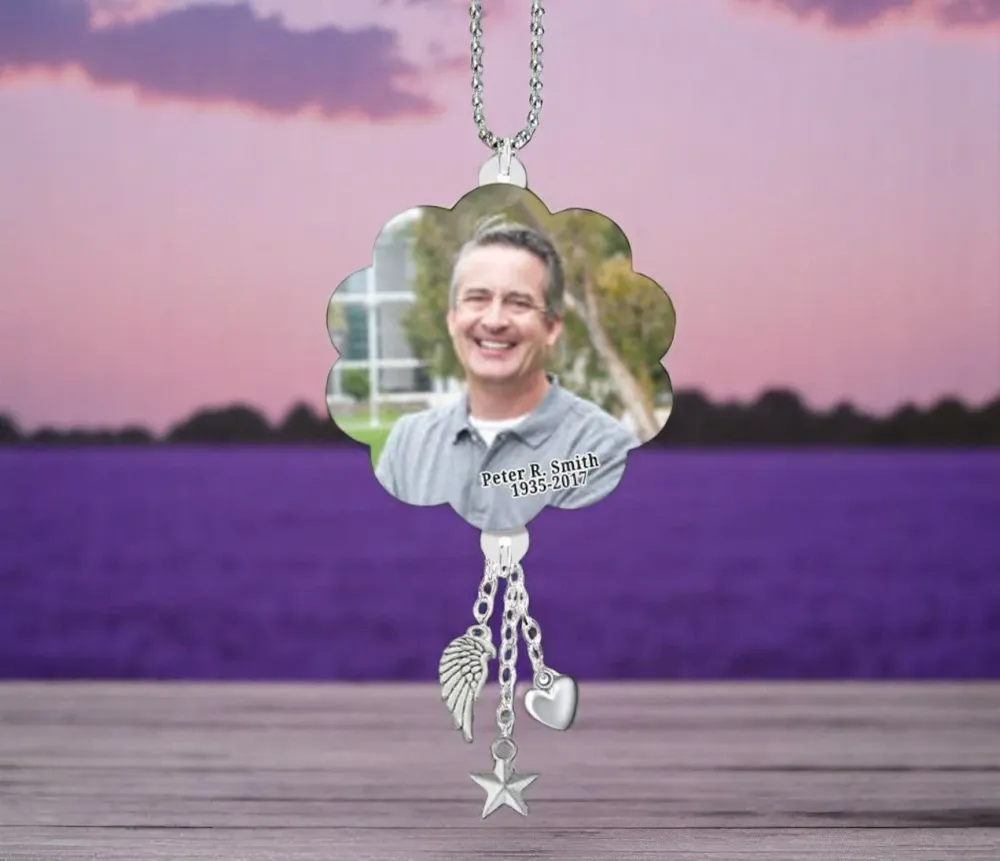 Scallop Loving Memory Memorial Car Charm Geschikt voor Stoffen