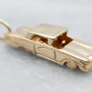 Yellow Gold Car Charm