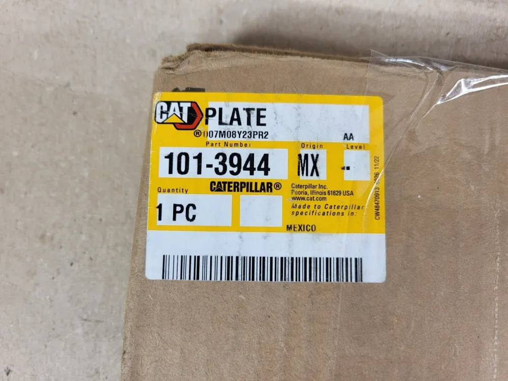 25mm Compact Twelve Bolt Mounting Plate 101-3944 met zwarte poedercoating