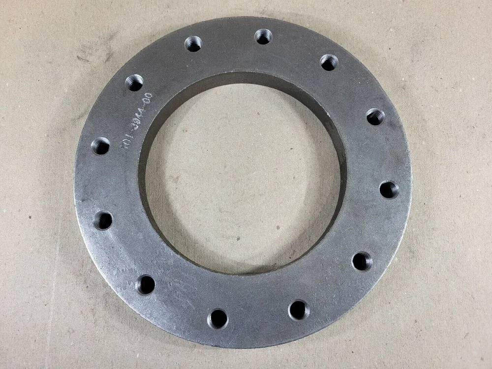 25mm Compact Twelve Bolt Mounting Plate 101-3944 met zwarte poedercoating