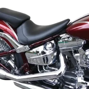 Breakout Custom Gelikt Pillion Pad Black Synthetic Leather Urethane Harley-Davidson Roestvrij | Duurzaam